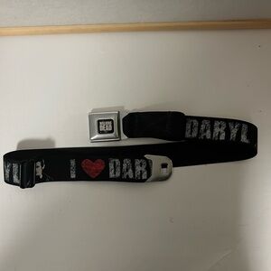 Buckle-Down The Walking Dead I ❤️ Daryl Adjustable Seatbelt Buckle Belt | Unisex